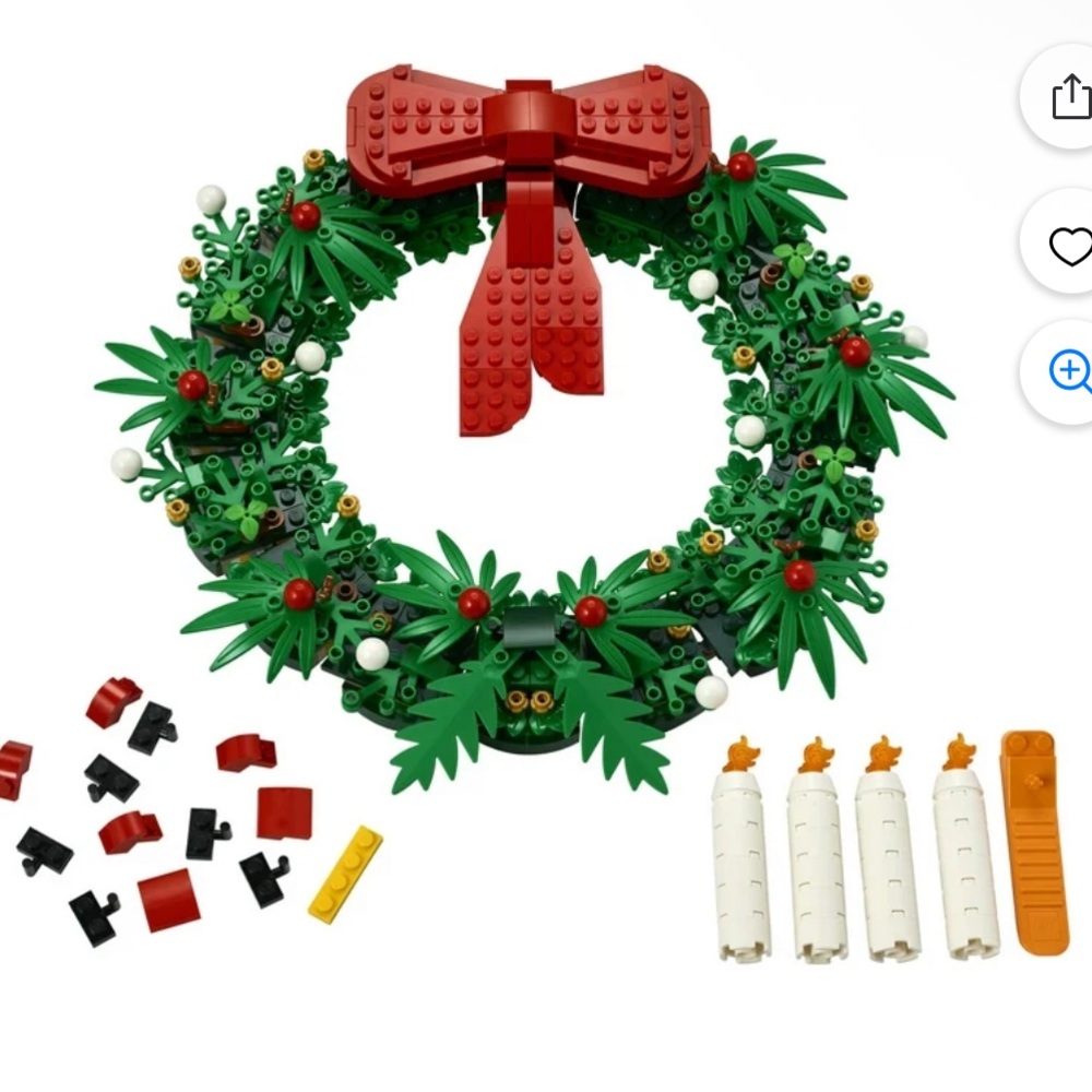 LEGO Christmas Wreath 2 in 1 510 pieces New with Tags Set - Picture 4 of 4